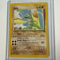 Pokemon Vintage Southern Island Onix 3/18 Non Holo English Promo Card - Image 1