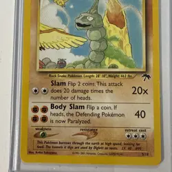 Pokemon Vintage Southern Island Onix 3/18 Non Holo English Promo Card - Image 4