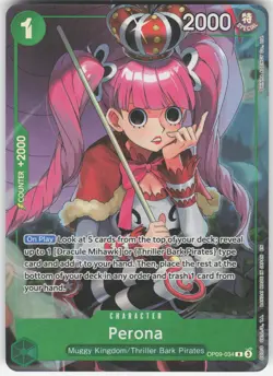 Perona (Illustration Box Vol.4) R One Piece Promotion Cards OP09-034 LP-NM - Image 1