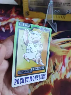 Pokemon Karte Card Kangama Kangaskhan Pocket Monsters Japanese Carddass 1997 Exc - Image 3