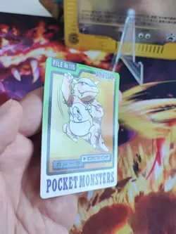 Pokemon Karte Card Kangama Kangaskhan Pocket Monsters Japanese Carddass 1997 Exc - Image 4