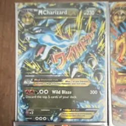 Pokemon Charizard EX M Charizard EX Mega Holo Card Lot English 4 Cards - Image 4