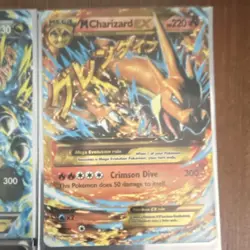 Pokemon Charizard EX M Charizard EX Mega Holo Card Lot English 4 Cards - Image 5