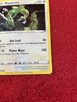 Rayquaza SWSH029 SWSH: Sword & Shield Promo Cards Holo Near Mint - Image 4