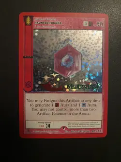 Metazoo Wilderness Spoiler Stamped Haunted Tundra Full Holo Card 40/165 - Image 1