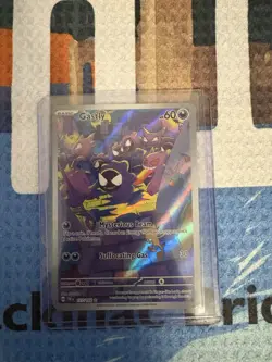 Pokemon TCG Gastly Illustration Rare Card Temporal Forces 177/162 NM Condition - Image 1