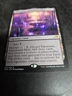 Takenuma, Abandoned Mire - Kamigawa: Neon Dynasty - MTG Magic NM - Image 1