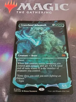 Mtg. Craterhoof Behemoth. Foil Showcase. Tarkir: Dragonstorm. Pack Fresh - Image 1