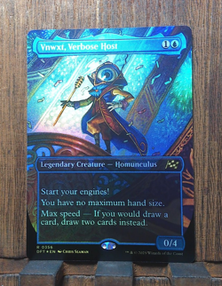 MTG🌊 Vnwxt, Verbose Host ( FOIL Borderless ) Aetherdrift NEAR MINT💕❤ - Image 2