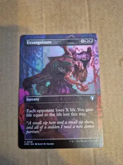 Exsanguinate (Borderless) Commander Masters Regular - Image 1