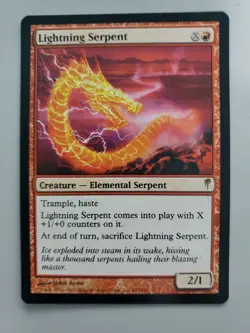 MTG Lightning Serpent Coldsnap Regular Rare - Image 1