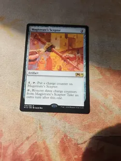 Magistrate's Scepter Core Set 2019 MTG NM - Image 1