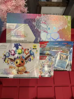 Pokemon Prismatic Evolutions Sealed Lot! ETB, SPC, BOOSTER BUNDLE AND STICK CO - Image 1