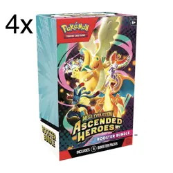 PRESALE Pokemon Mega Evolution Ascended Heroes 4x Booster Bundle Boxes CONFIRMED - Image 1