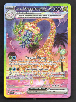 Pokemon TCG Alolan Exeggutor EX Surging Sparks 242/191 Special Illustration Rare - Image 1