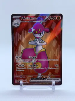 Medicham ex 161/142 - SV Stellar Crown - Illustration Rare Holo - Pokemon TCG - Image 1