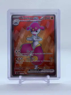 Medicham ex 161/142 - SV Stellar Crown - Illustration Rare Holo - Pokemon TCG - Image 3