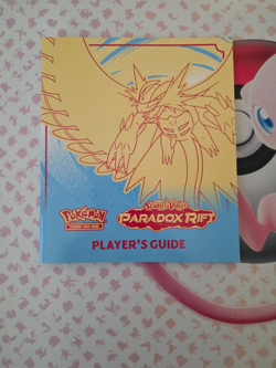 PARADOX RIFT Players Guide - Scarlet & Violet - Pokemon TCG ETB Booklet (NEW) - Image 1