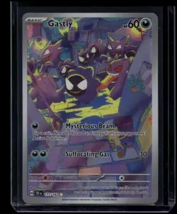 Pokemon TCG Gastly 177/162 Temporal Forces Illustration Rare NM - Image 1