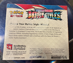 Pokemon Sword & Shield Battle Styles SEALED Booster Box--SWSH05--36 Packs - Image 2
