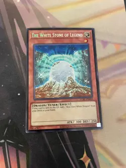 YUGIOH - THE WHITE STONE OF LEGEND - SECRET RARE - LCKC - UNLIMITED - NM - Image 1