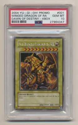 PSA 10 Yugioh Dawn Destiny Promo The Winged Dragon of Ra DOD-001 GEM MINT!! 4347 - Image 1