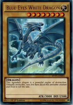 Yugioh Blue-Eyes White Dragon MVP1-EN055 1st Edition Ultra Rare NM - Image 1