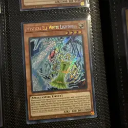 Mystical Elf White Lightning Limited Edition Secret Rare LDS3-EN135 Yu-Gi-Oh! - Image 1