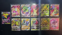 Pokemon Full Art Lot 11 Cards Mega Evolution And More NM-MINT - Image 1