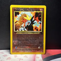 2001 Pokemon Entei Black Star Promo Reverse Holo NM CARD - Image 1
