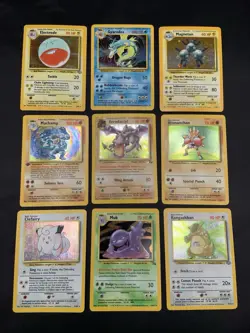 Vintage Holo Rare Pokemon Card Lot WOTC 1999 Base Set, Jungle, Fossil - MP/HP - Image 1