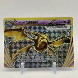 Pokemon TCG 2017 Crobat Break XY #181 Promo Card MP Condition - Image 1