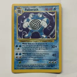 Pokemon TCG Meganium, Poliwrath, Zapdos Holo & Regular Cards 1999-2002 Lot - Image 2