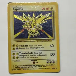 Pokemon TCG Meganium, Poliwrath, Zapdos Holo & Regular Cards 1999-2002 Lot - Image 3