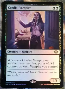 mtg magic Cordial Vampire Cordial FOIL ENGLISH modern horizons 2 available - Image 1