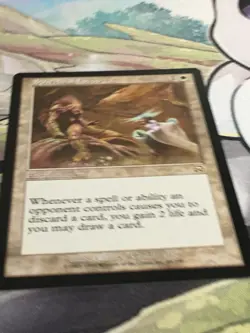 C4917 MAGIC MTG MERCADIAN MASQUES SPIRITUAL FOCUS #49 RARE LP - Image 2