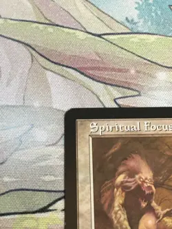 C4917 MAGIC MTG MERCADIAN MASQUES SPIRITUAL FOCUS #49 RARE LP - Image 3