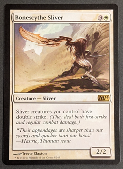 MTG Card - 1x Bonescythe Sliver - Core Set 2014 - NM - Rare Magic The Gathering - Image 1