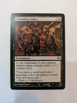 CRUMBLING ASHES Eventide MTG LP - Image 1