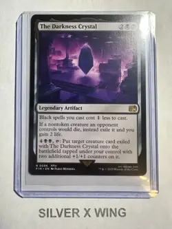 The Darkness Crystal x1, MTG, Magic the Gathering, Final Fantasy, FIN, NM - Image 1