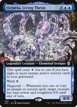 Octavia, Living Thesis - Extended Art C21 NM MTG - Image 1