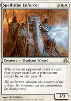 MTG Spelltithe Enforcer, Guildpact, Heavily Played, English - Image 1