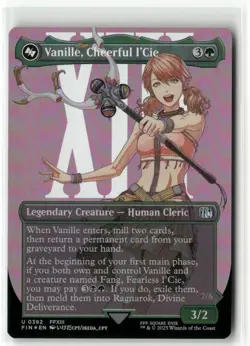 Vanille, Cheerful l'Cie Borderless FOIL - FINAL FANTASY MTG NM - Image 1