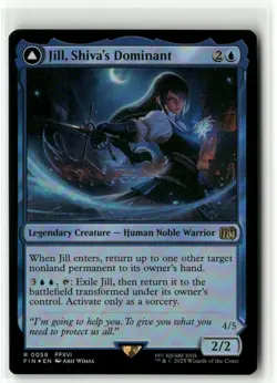 Jill, Shiva's Dominant FOIL - FINAL FANTASY MTG NM - Image 1