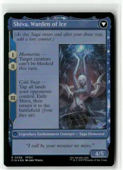 Jill, Shiva's Dominant FOIL - FINAL FANTASY MTG NM - Image 2
