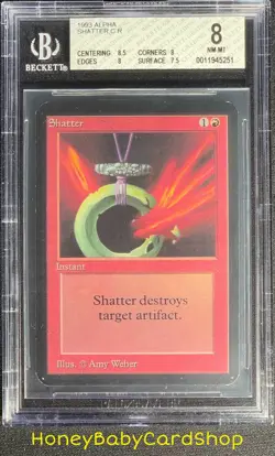 MTG Limited Edition Alpha 1993 Shatter BGS 8.0 NM/MT Old School 93/94 - Image 1