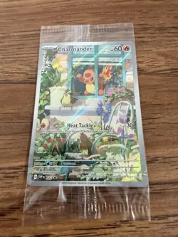 Pokemon TCG Charmander Obsidian Flames #044 SVP en Black Star Promo Card, SEALED - Image 1