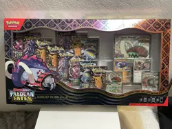 Pokemon TCG Paldean Fates Great Tusk ex & Iron Threads ex Premium Collection Box - Image 1