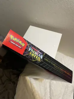 Pokemon TCG Paldean Fates Great Tusk ex & Iron Threads ex Premium Collection Box - Image 4