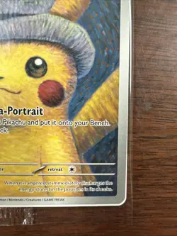 Pikachu with Gray Felt Hat Van Gogh Promo SVP #085 Pokemon Sealed - Image 4